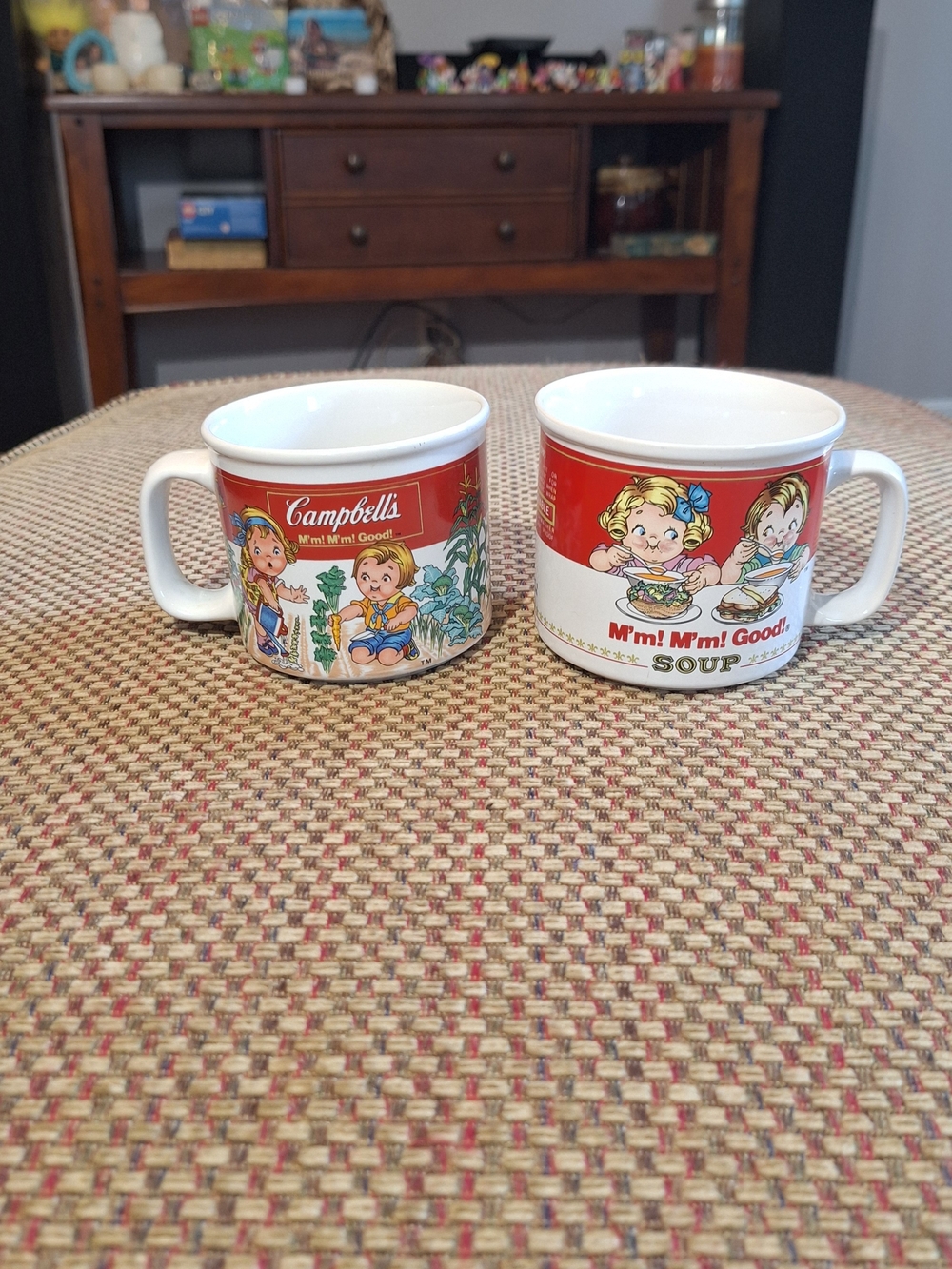 Campbell's Retro Red 1993 Soup Mugs - Set of 2